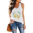 thumbnail image 1 of Ichuanyi Liquidación Festival de cerveza de verano para mujeres Tops impresas Camas de tanques con cuello redondo de mangas casuales ICHUANYI WER2023081601820, 1 of 5