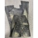 thumbnail image 4 of Pantalones acampanados de mezclilla lavados de gran tamaño para mujer Primavera Verano cintura alta pantalones vaqueros ajustados negros grises pantalones largos Vintage de estilo americano, 4 of 5