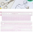 thumbnail image 1 of Fashion Design Ruler, High  Sewing Measuring Ruler, Durable Plastic For Students Designers Illustrators Graphic Artists, 1 of 8