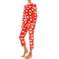 thumbnail image 3 of Womens Fleece Pajama Set Pullover - Warm Pajamas for Winter, 3 of 3
