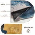 thumbnail image 6 of 2'x6' Rug Runners for Hallways Kitchen, Navy Blue Yellow Non Slip Entryway Beside Floor Carpet Runner, Vintage Modern Art Abstract Washable Laundry Room Bedroom Throw Rugs Mat for Family Pet, 6 of 8