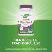 Nature's Way Horny Goat Weed Capsules, Premium Extract, Supports Sexual Vitality*, Unisex, 60ct
