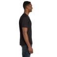 thumbnail image 2 of 982 Anvil Adult Lightweight V-Neck T-Shirt Smoke S, 2 of 3
