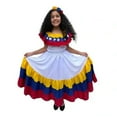 thumbnail image 2 of Venezuelan Traditional Girls Fiesta Dress, 2 of 5