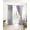Purple, variant on Aqua White Blackout Curtains 45 Inches Long for Bedroom, Abstract Grey Chrysanthemum Flower Floral Thermal Insulated Room Darkening Black Out Window Curtain Panels Grommet Drapes for Living Room