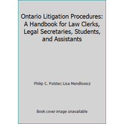 Ontario Litigation Procedures [Paperback - Used]
