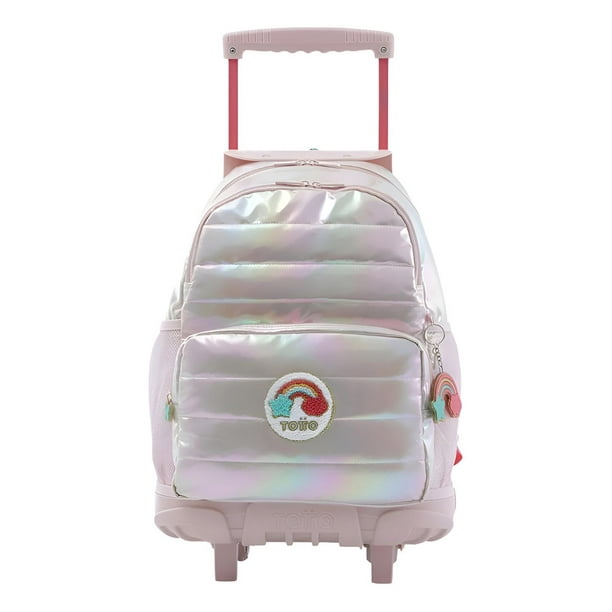 Totto Mochila Escolar Grande Para Niña | Con Ruedas Y Protección Contra Impactos | 25 Litros Glowyl2 rosa G