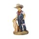thumbnail image 2 of Estatua de niño y perro, centro de mesa, bonita artesanía de arte moderno, regalo decorativo de pie para el hogar, mesa, estantería, dormitorio, sala 10x75x195 cm, 2 of 8