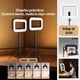 thumbnail image 5 of Aro de Luz LED Rectangular 20W Recargable 2 Piezas con Trípode 2.1m y Soporte Celular  Kit de Iluminación Profesional para Fotografía, Maquillaje, Video y Streaming, 5 of 9