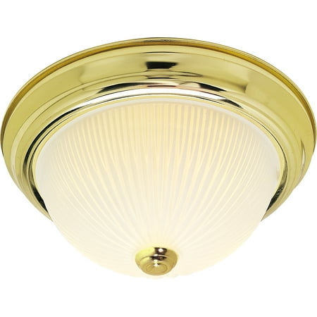 

Nuvo Lighting 76/130 Ceiling Fixtures Indoor Lighting Flush Mount ;Polished Brass
