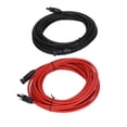 thumbnail image 4 of Cable de extensión de panel solar AWG, cable de extensión solar de extensión de panel solar de 2 piezas con conector hembra y macho Cable de extensión solar AWG Máxima confiabilidad, 4 of 9
