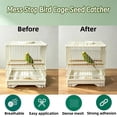 thumbnail image 6 of sgcylowq Bird Cage Seed Netting Adhesive Mesh Patch Breathable Cuttable Bird Cage Net Mesh 2.76in x 33ft Roll Bird Cage Guard Mesh Aviary for Parrots and Breeders, 6 of 7