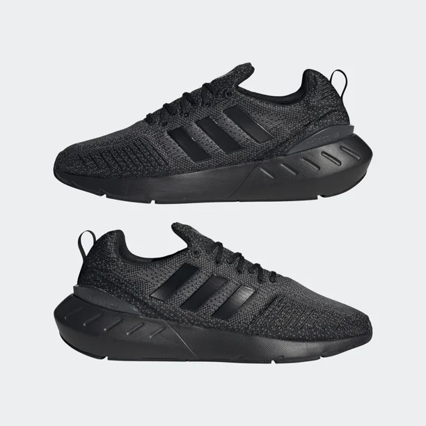 Ad-id-as Originals Swift Run 22 Triple Black GZ3500 Men's Running Shoe Size 10.5