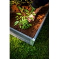 thumbnail image 4 of Vita Urbana 48"L x 48"W x 11"H Vinyl Raised Garden Bed, Slate Gray, 4 of 8