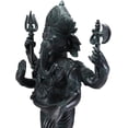 thumbnail image 4 of Ebros Large 21" H Bali Ganesha With Dhoti in War Armor On Pillar With Rat Statue, 4 of 8