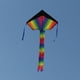 thumbnail image 1 of Cometa triangular grande, fácil de volar, cometa de vuelo colorida para niños y niñas (hilo de 100 m) Hugtrwg  libre de BPA, 1 of 8
