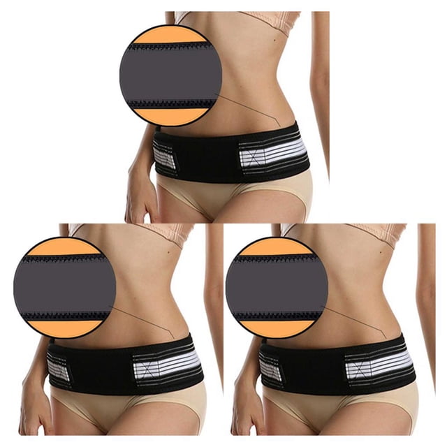 Vogacara Cinturón de articulación sacroilíaca para mujer, pegatina transpirable portátil, ejercicios de alivio de presión, soporte de Type1 NO1