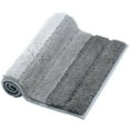 thumbnail image 4 of YouLoveIt Striped Microfiber Bathroom Spa Mat Rug Washable Bath Rug Soft Plush Anti-Skid Shower Rug Toilet Mat Super Absorbent mats, 18X25.6", 19.6X31.5", 18X47.2", 4 of 8