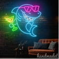 thumbnail image 2 of Handmadetneonsign Shark Drinking Margarita Neon Sign, Cocktail Wall Art Decor, Bar Pub Wall Decor 67975, 2 of 5