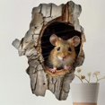 thumbnail image 1 of Mouse Peeking Out From Mouse Hole Decal-Rustic Mouse Hole Wall Sticker Home Decor-kids Room & Nursery Mouse Sticker M838, 1 of 1