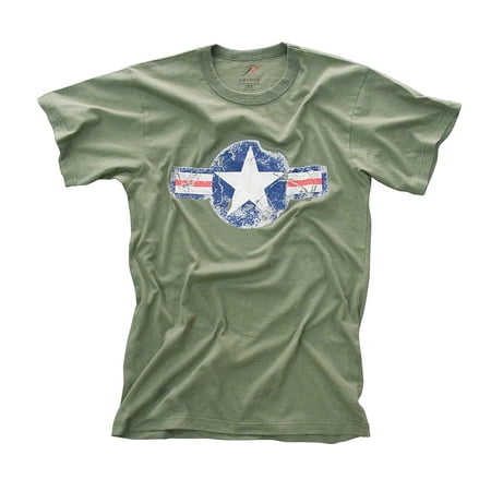- Olive Drab Vintage Army Air Corp Distressed T-shirt