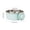 Green, variant on Stainless Steel Hanging Dog Bowl for Crates, 2-in-1 Removable Anti-Tip Pet Food Water Feeder for Dogs Cats, Gray