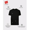 thumbnail image 2 of Hanes T-Shirt 4-Pack Men's Short Sleeve Tee Ultimate Big Man Cool Comfort FreshIQ Crewneck, 2 of 6
