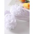 thumbnail image 5 of Baby Girl Toddler Shoes Flowers Soft Sole Walking Princess Shoes and Shoes Headband Set, 5 of 5