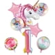 thumbnail image 1 of Otros globos decorativos de unicornio para el primer cumpleaños de jardín, globos de unicornio de 100 cm, decoraciones para fiestas de cumpleaños, globos de aluminio para fiesta de cumpleaños de, 1 of 5