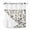 Navy blue, green, linen, variant on No Hook Orange Grey Botanical Shower Curtain with Snap in Liner Set, Rustic Country Spring Floral Summer Leaf Waterproof Bathroom Curtains with See Through Top Window, Hotel Style Small 36 x 72 Inch