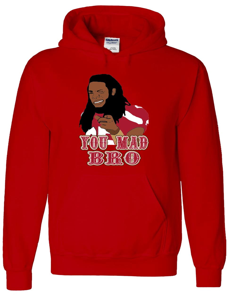 San Francisco 49ers Team Apparel Youth Size Small 8 Performance Hooded Sweatshirt