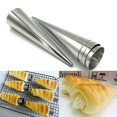 thumbnail image 1 of 12pcs Pastry Cream Horn Cone Shaped Bread Cake Mould Baking ToolGift, 1 of 5
