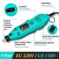 thumbnail image 5 of Electric Drill Set Handheld Mini Drill Dremel Grinder Tool Electric Drill Rotary Tool Mini Polisher with Sanding Accessory Kit, 5 of 6