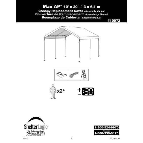 Shelterlogic Canopy Replacement