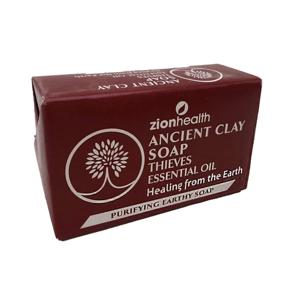 Adama Minerals Jabón natural de arcilla antigua Aceite de ladrón de tumbas Jabón en barra Zion Health de 6 oz