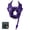 Purple, variant on Handmade Dragon Wreath, Gothic Halloween Door Hanging, Mythical Flying Serpent Wall Art Decor, 3D Mesh Scale Welcome Wreath with Soft Felt Anti-Scratch Backing for Front Porch Fireplace (Purple)