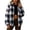 A02-White, variant on Womens Plaid Fuzzy Fleece Zip Up Jacket Oversized Stand Collar Sherpa Jacket Loose Fit Warm Plush Outerwear for Fall Winter