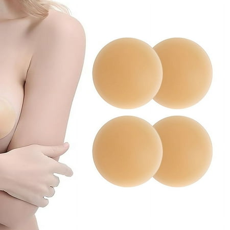 Extra Nipple Covers for Women  Thicker Adhesive Silicone Bra Pasties for Strapless Dress