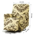 thumbnail image 2 of Stretch Recliner Slipcover Printed Chair Cover for Recliner Furniture Protector with Side Pocket, 2 of 5