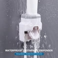 thumbnail image 3 of Automatic Toothpaste Dispenser with 2 Toothbrush Holder Slots Set Hands Free Wall Mounted Toothpaste Squeezer Dispenser for Family Bathroom Sink, 3 of 7