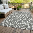 thumbnail image 6 of Addison Rugs Chantille Indoor/Outdoor Transitional Geometric Gray Washable Rectangle Rug, 8' x 10', 6 of 6