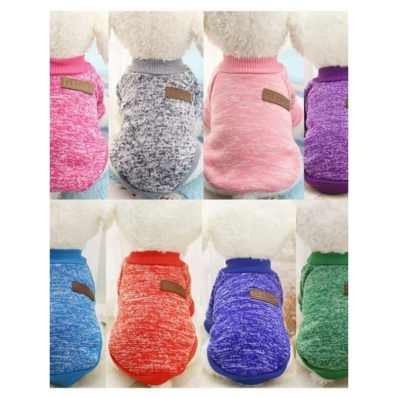 Winter Warmer Pet Dogs Cute Outfit Sweater Small Medium Pet Cats Clothes Coat Jacket Jumper Tops