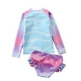 thumbnail image 3 of URMAGIC Toddler and Kid Girls' 2-Piece Assorted Rashguard Sets 9-10 Years, 3 of 3