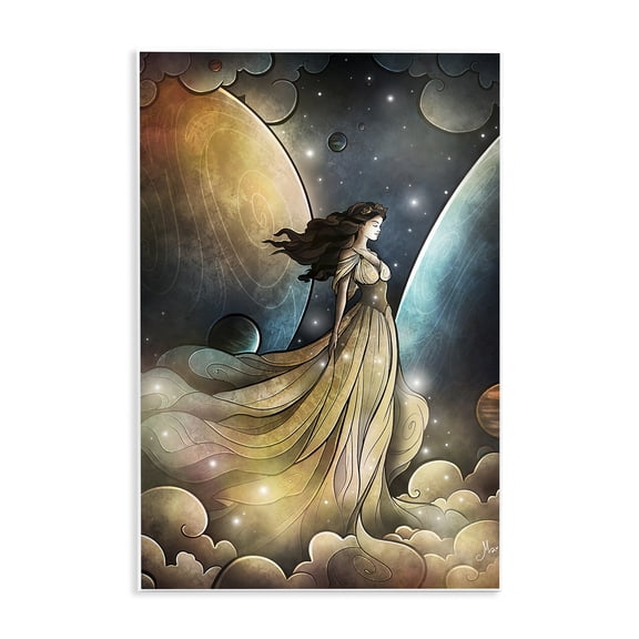 Stupell Industries Eclectic Heir of Heaven Portrait Wall Plaque Art, 10 x 15, by Mandie Manzano