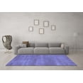 thumbnail image 3 of Ahgly Company Machine Washable Indoor Rectangle Abstract Blue Modern Area Rugs, 2' x 3', 3 of 4