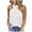 White#A, variant on Fartey Women's Criss Cross Halter Tops Summer Backess Sleeveless Shirt Elegant Back Zipper Tank Tops Fashion Solid Color Camis Top White M
