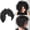 Black-1, variant on Short Curly Pixie Cut Lace Front Wig Human Hair, Glueless Deep Wave Human Hair Lace Front Wig Pre Plucked for Women(Black-7,One Size)