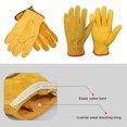 thumbnail image 5 of Hadanceo Durable Gardening Gloves Soft Wear Faux Leather Wear-resistant Stab-resistant Work Gloves for Outdoor, 5 of 8