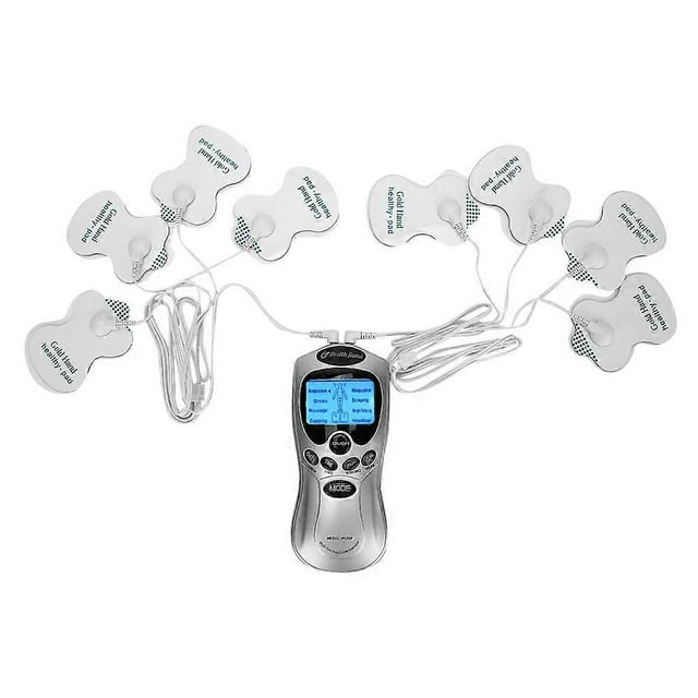 Electric Digital Pulse Massager Pain Relief Electrode Muscle Stimulator Therapy Machine