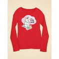 thumbnail image 3 of Always Stay Cute, Cute Unicorn Long Sleeve Toddler -Image by Shutterstock,  5 Toddler, 3 of 4